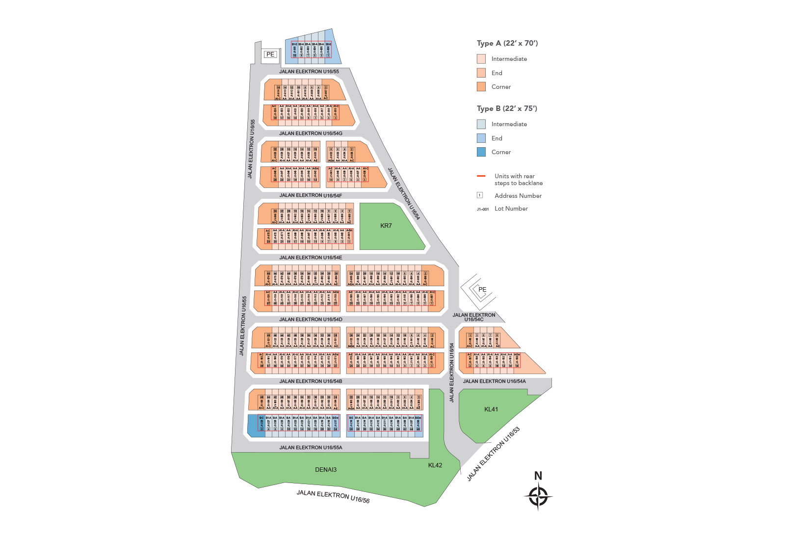 Site Plan of Ferrea